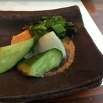 おぐら - 漬物も大好き～。