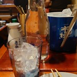 炭火やきとり 夜咲 - 次は焼酎にしよう