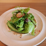 さじこよみ - 旬の野菜のサラダ　大豆と豆腐のディップ