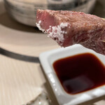 芭蕉苑 - トリュフ塩て食べるシャトーブリアン最高