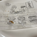 スタイルズケイクス＆カンパニー - キッシュの包み紙に可愛いイラスト