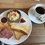 くわの木Cafe - トーストセット