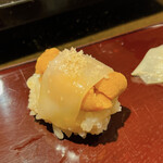 築地 男前鮓 - ウニイカ