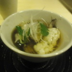 美の - 鱧と舞茸と茄子の蒸しもの