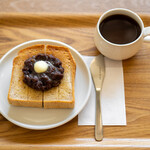 スイドウミチ コーヒー - 小倉トースト
