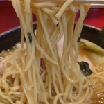 らーめん 谷瀬家 - 麺はこんなかんじ。