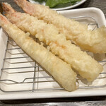 大衆天ぷらtoかすそば風土.はなれ - 大海老1尾　385円