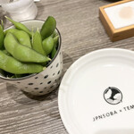 大衆天ぷらtoかすそば風土.はなれ - 枝豆のわさび漬け　319円