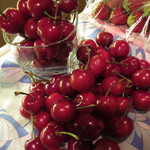 バー クラスター - この日はアメリカンチェリーと苺「てんにょのほっぺ」