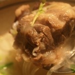 大同苑 - コムタンクッパ 牛テールの塊