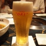 大同苑 - 私はご飯を食べながら生ビールが飲める人です