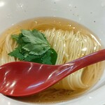 自家製麺 くろ松 - かけ白醤油