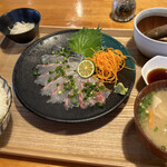 定越食堂 - 鯛ごま定食