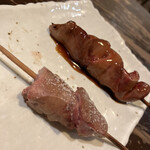 炭火焼鳥どげん - レバー塩・タレ　ぜひダブルでお試しあれ