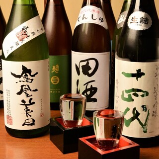 [Carefully selected sake]