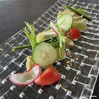 DADA - 清流鶏の胸肉のフュメとウルイのテリーヌ