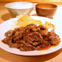 肉のあかい - 牛ステーキランチ 300g(1,600円)