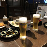 旬彩居酒屋 ねぎ - からの瓶ビール（チェイサー）