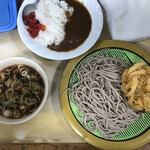 相州そば - つけ天そば+ミニカレーセット、650円