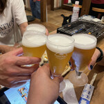 Isomaru Suisan - スプリングバレー！もう何回目か忘れましたが２軒目では最初の乾杯！