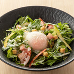 Caesar salad with soft-boiled egg (serves 2)