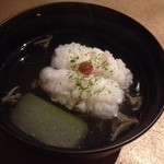 六雁 - ★7.5　煮物椀　鱧の葛たたき椀　冬瓜