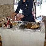 目の前で・・・