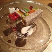 六雁 - ★8　今月の煮こごり　鶏そぼろと夏野菜