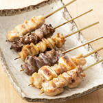 Assorted Grilled skewer skewers of Daisen chicken (salt) 6 skewers