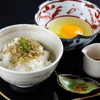じゃこ山椒の卵掛けご飯