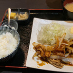 Necchuusakaba Sakanatei - 生姜焼き定食