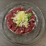 焼肉 一心 - 新鮮厚切りレバー900円
