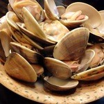 大衆料理　川治 - はまぐり酒蒸し
