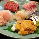 大衆料理　川治 - 刺身盛り合わせ