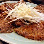 大衆料理　川治 - くじらステーキ