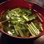 大衆料理　川治 - 味噌汁