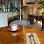 & OIMO TOKYO CAFE - 【数量限定】 『蜜芋のプリンアラモード¥1,750』 『Blend Coffee¥650』  ※SET DRINK-¥200