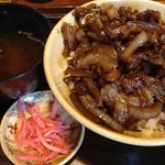 おかげ横丁 豚捨 - 牛丼