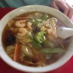 中華定食 あらた - 海老そば（750円！）