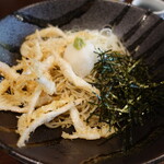 山せみ - 白海老バラ揚げ蕎麦