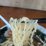 手打中華たきざわ - 手打ちちぢれ麺