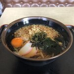 あじさい売店 - 料理写真:たぬきそば ・生卵