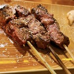 焼肉串ろっきー - 炙り牛レバー218円