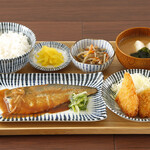 Miso fried fried fish meal / Salt-grilled mackerel fried fried fish set meal