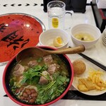 湘聚・湖南菜館 - ランチ・清汤排骨粉。