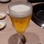 Yakiniku Resutoran Aburiya Bis - 生ビール