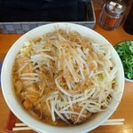 Ｇ系ラーメン ナカモズマシマシ - 特盛野菜マシマシ。