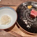 鳥茂 - サーロインご飯