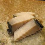 すし家 一柳 - 蒸し鮑