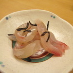 すし家 一柳 - 鯛昆布〆